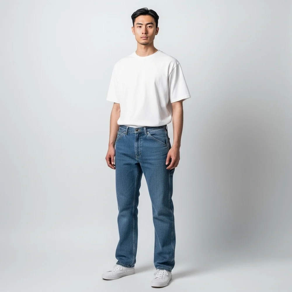 NWT Levi's 505 Carpenter Straight Fit Blue Jeans